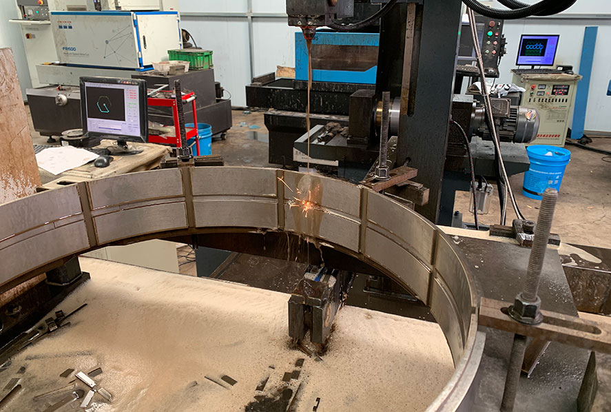 Peças de corte de fio CNC de precisão